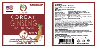 Image Description (520 mL Label)